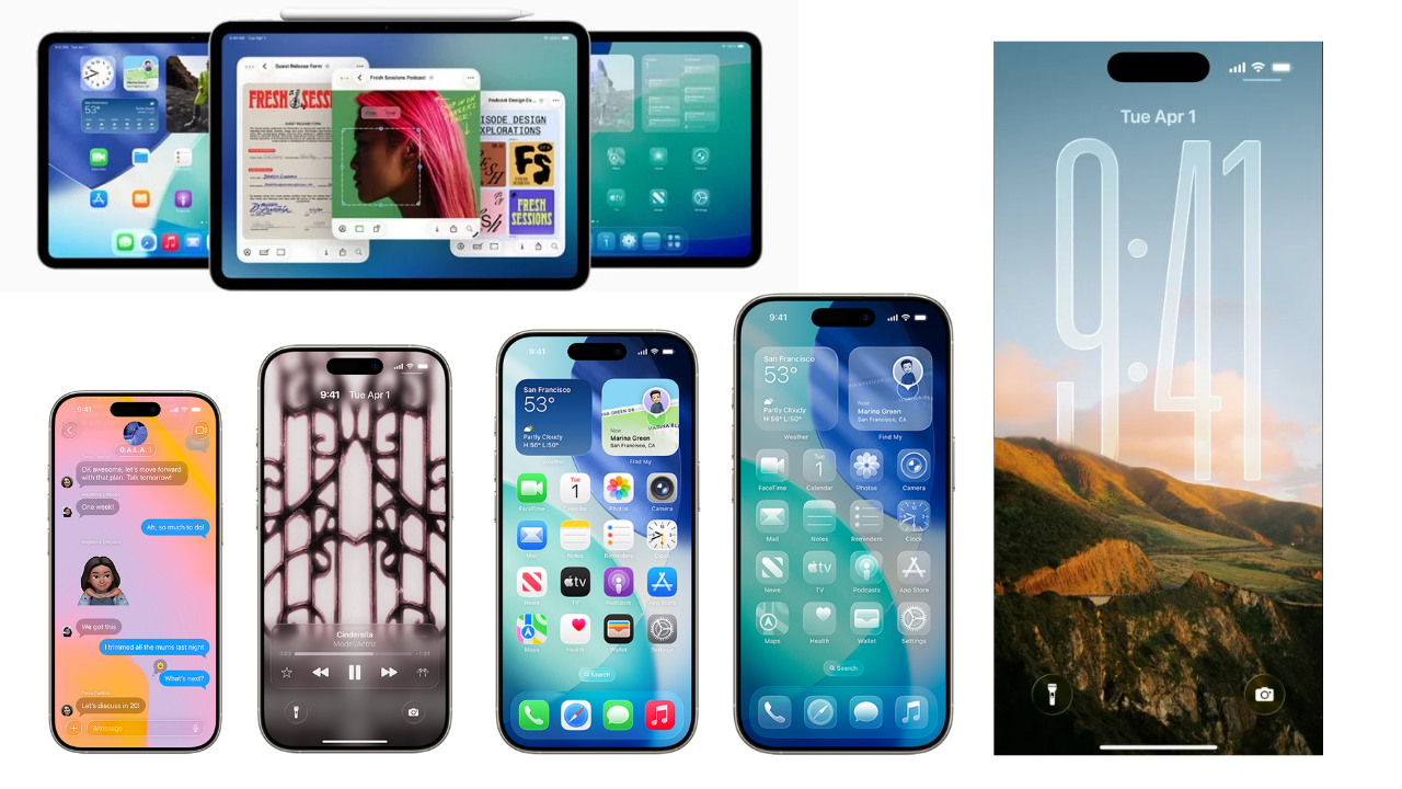 iOS 26 and iPadOS : Apple announces new and redesigned Operating Systems for iphones and ipads.