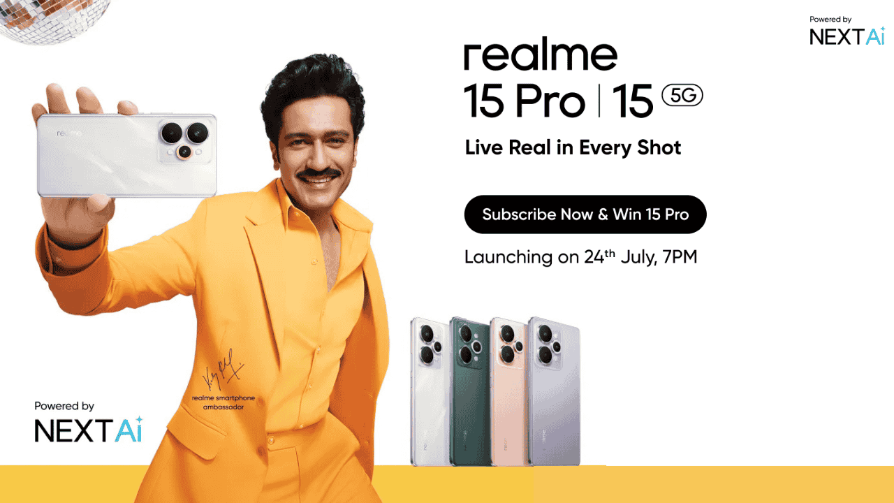 Realme 15 Pro 5G Launch Confirmed for July 24 with Vicky Kaushal as the New Face