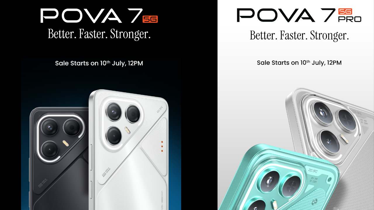 Tecno Launches Pova 7 5G and Pova 7 Pro 5G in India Under ₹20,000