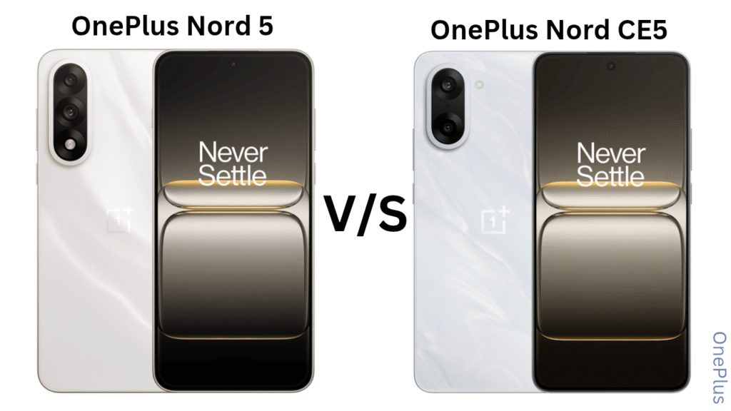 OnePlus Nord 5 VS OnePlus Nord CE5